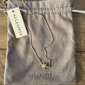 All Saints Star Pendent Necklace